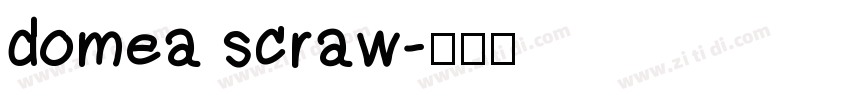 domea scraw字体转换